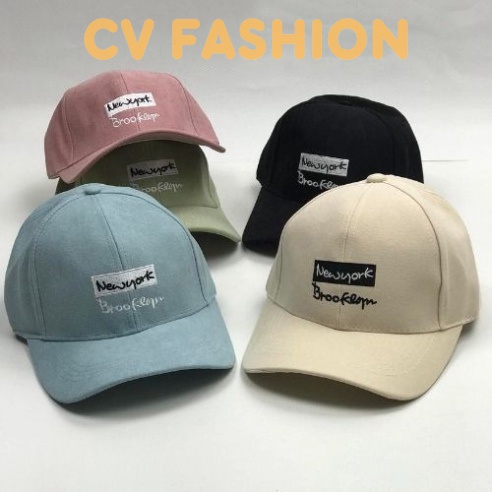 Mũ lưỡi trai thêu chữ Newyork Nón kết phong cách Ulzzang thời trang form unisex nam nữ K47 MN