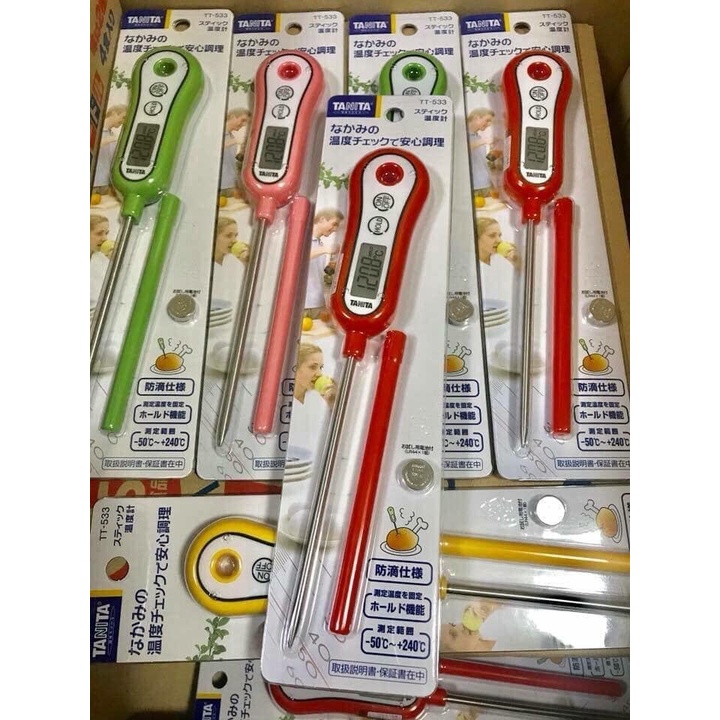 Nhiệt kế đa năng - đo nhiệt độ nước, sữa, thực phẩm TANITA cho bé