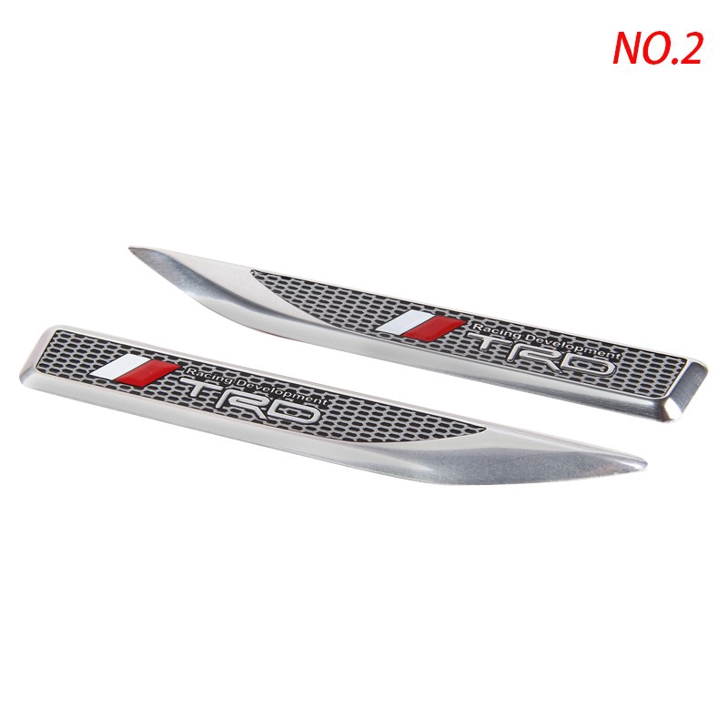 Set   Miếng Dán Logo Trd Trang Trí Xe Hơi