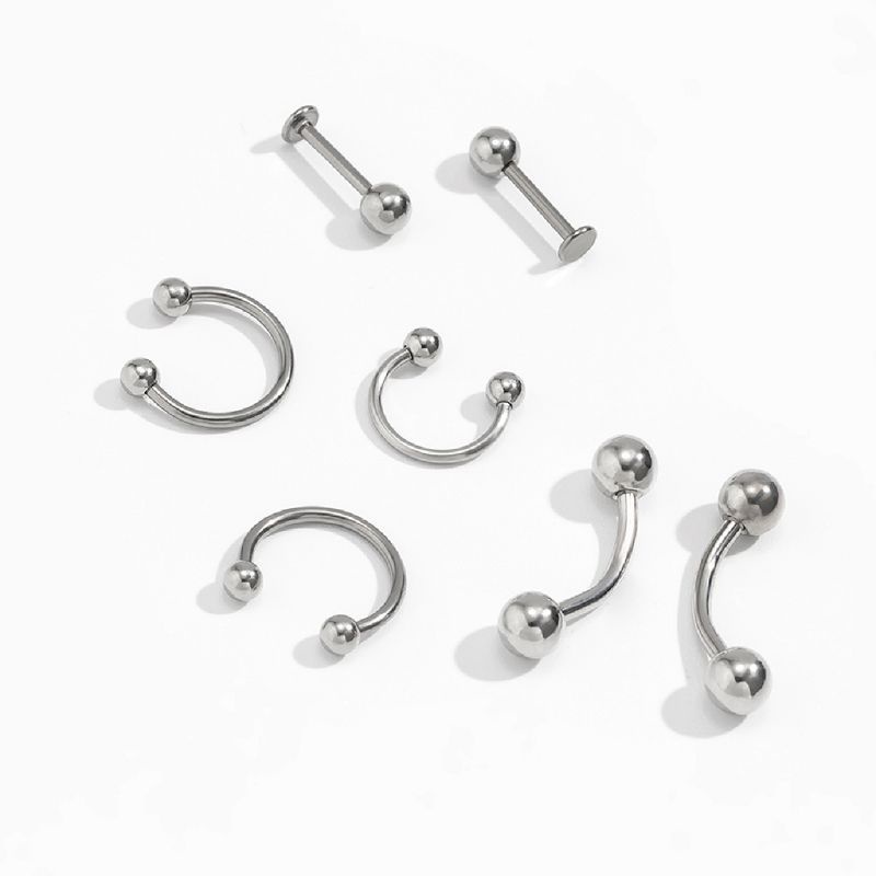 KHUYÊN XỎ CƠ BẢN - Khuyên Thép Y Tế Không Gỉ - Khuyên tai, septum, rốn, môi, lông mày, mũi ...