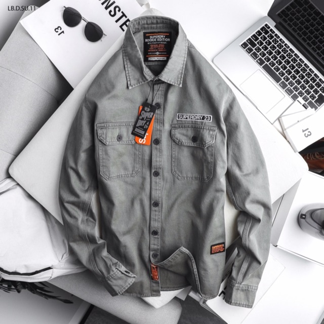 ÁO SƠ MI DENIM 2 TÚI CAO CẤP | BigBuy360 - bigbuy360.vn
