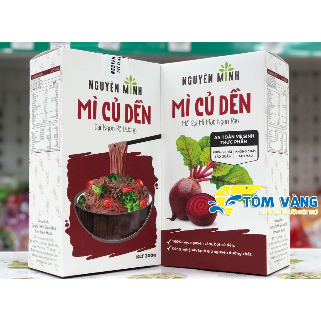 Mì củ dền Nguyen Minh - Tôm Vàng