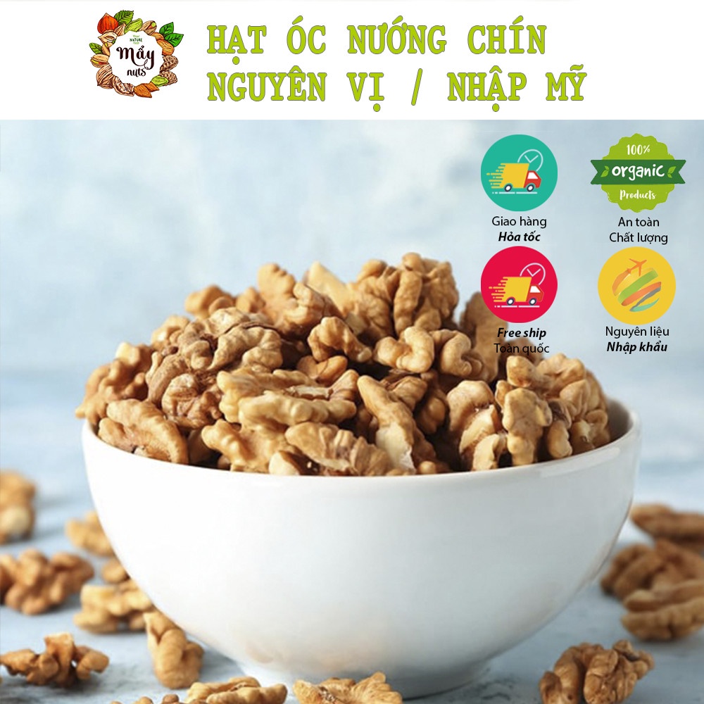 Nhân óc chó Hartley Mỹ sấy chín nguyên vị (khách đặt mới bóc) - Ăn vặt - Shop Mẹ Minh