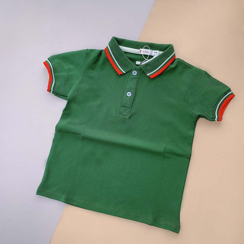 Áo Polo trơn cho bé trai Tanosa Kids 10-27kg - Aó Polo chính phẩm Tanosa Kids