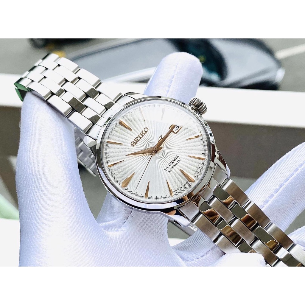 Đồng Hồ Nam SEIKO Presage Cocktail SARY137 Chính Hãng Tặng Dây Da Cao Cấp