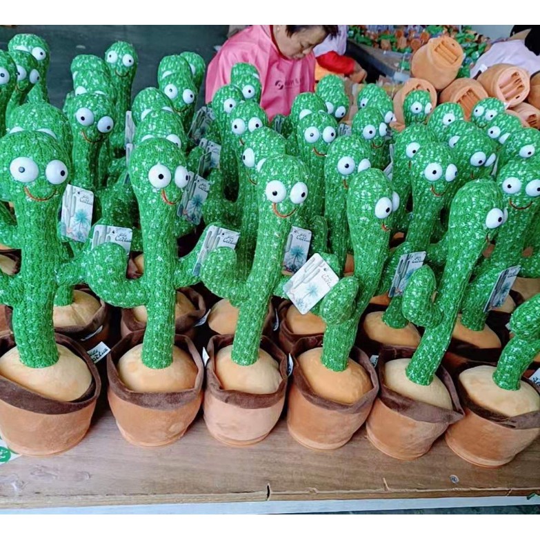 (HÀNG MỚI VỀ) Cây xương rồng nhảy múa Dancingcactus - phát nhạc 120 bài hát + ghi âm và nhại tiếng vui nhộn