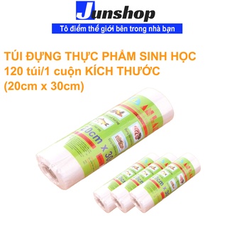 TÚI ĐỰNG THỰC PHẨM SINH HỌC AN LÀNH 120 túi/1 cuộn KÍCH THƯỚC (20cm x 30cm)