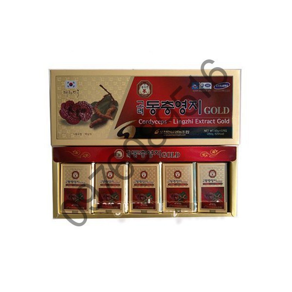 Cao Linh Chi Đông Trùng Hạ Thảo 5 Lọ 50g Hàn Quốc | BigBuy360 - bigbuy360.vn