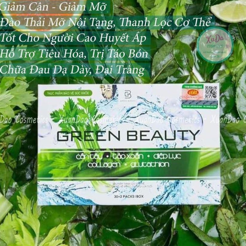 Nước Ép Cần Tây Green Beauty - Diệp lục colagen cần tây tảo xoắn giữ dáng đẹp da. Cam Kết Chính Hãng -luôn sẵn hàng giao
