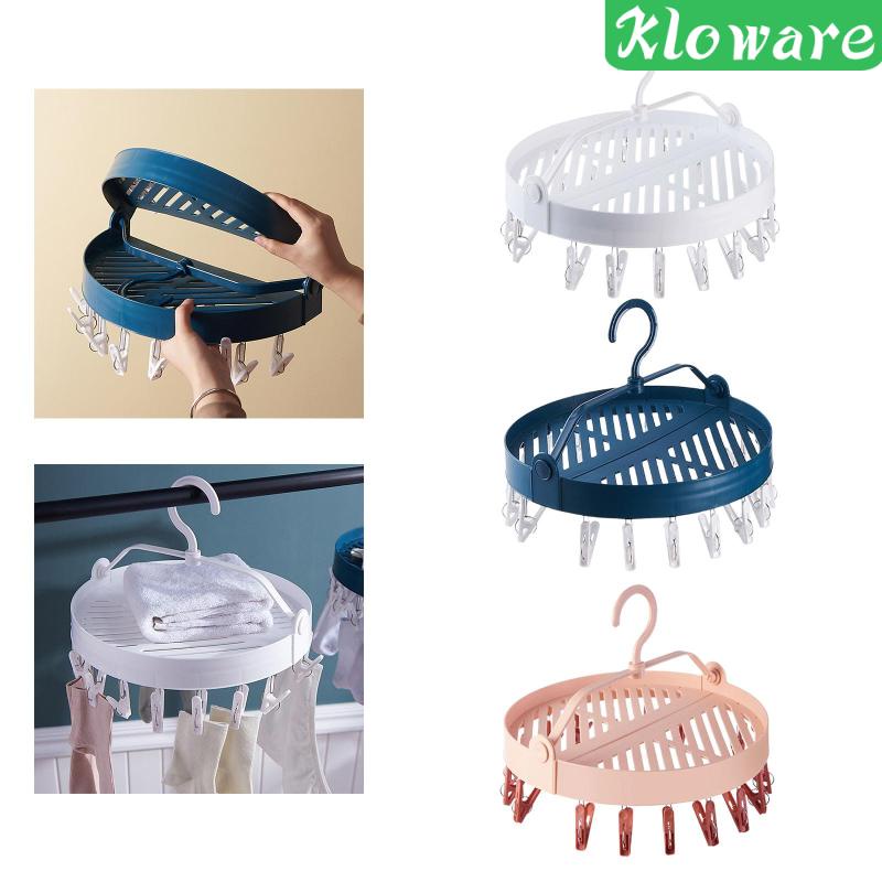 Móc Treo Phơi Đồ Lót / Vớ Có Thể Xoay Tiện Dụng