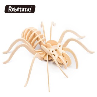 Đồ chơi lắp ráp gỗ 3D Mô hình Con Nhện Spider
