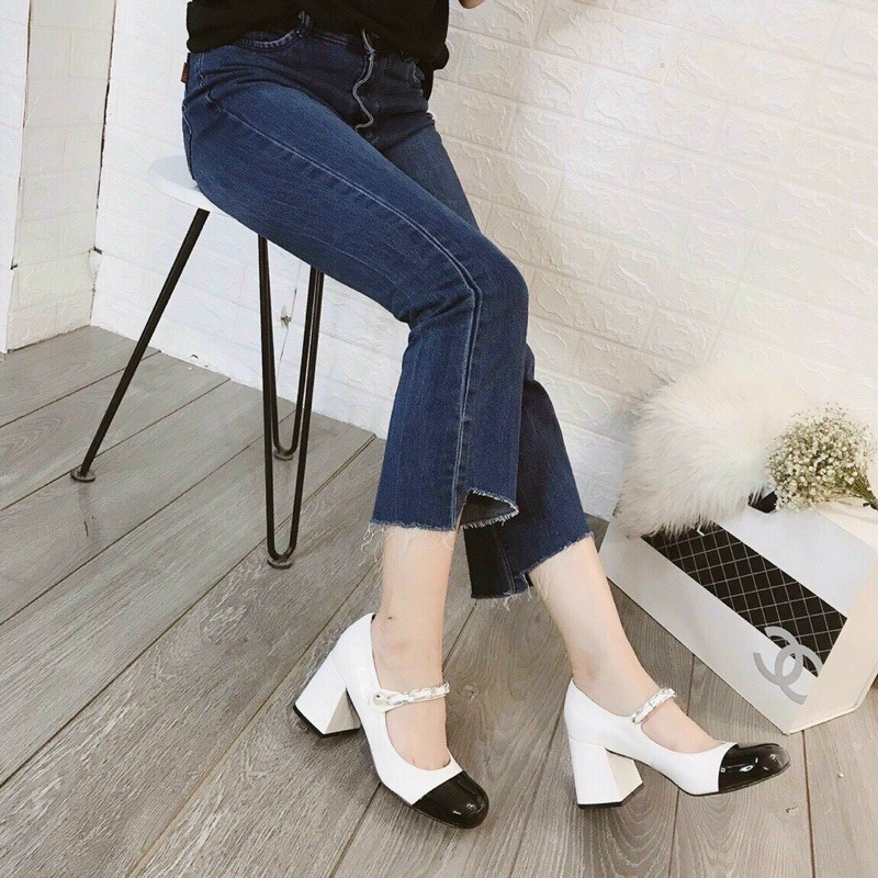 Giày búp bê cao gót miumiu fullbox