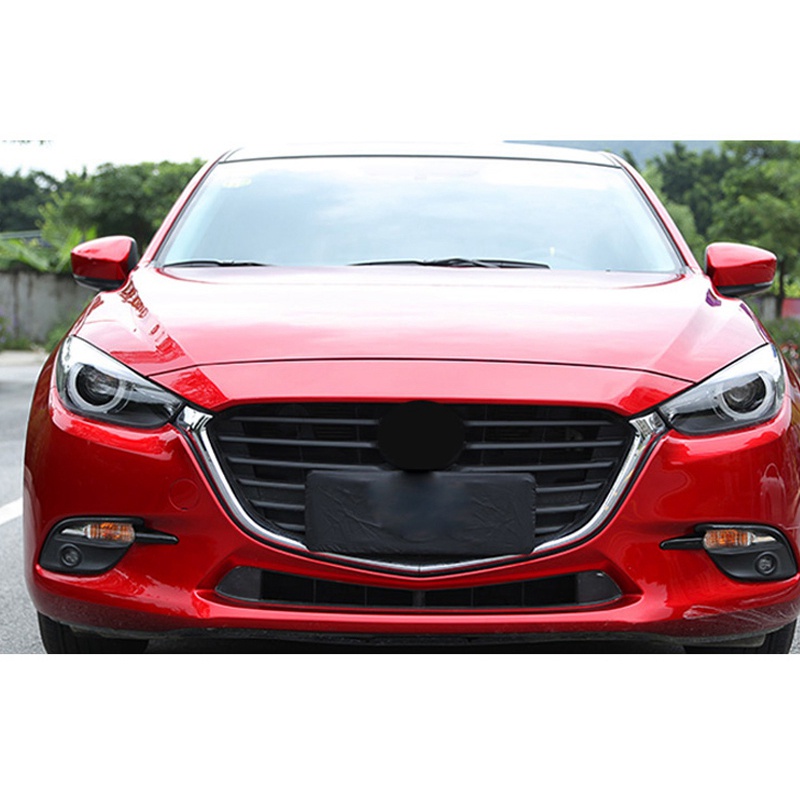 Miếng Dán Trang Trí Viền Đèn Pha Xe Hơi Mazda 3 Axela 2017