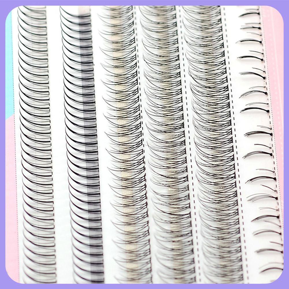 OCEANMAP Cặp Lông Mi Giả Tự Nhiên Lâu Trôi Kiểu Đuôi Cá DIY