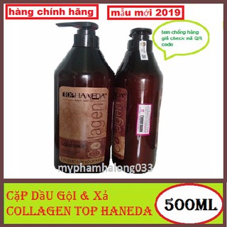 Dầu gội phục hồi tóc hư tổn haneda collagen