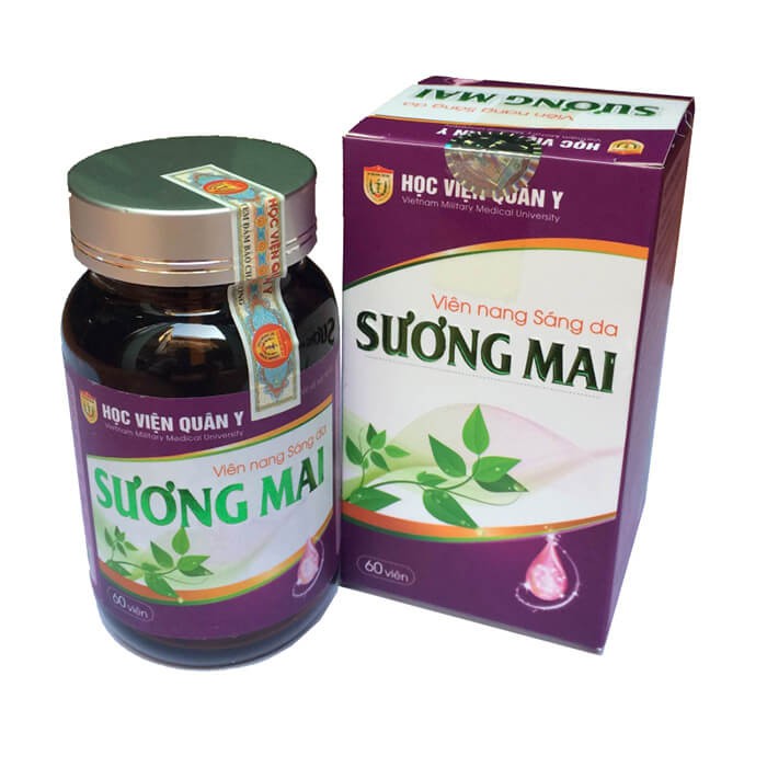 Hàng Chính Hãng - Viên Uống Trắng Da Trị Nám Sương Mai Học Viện Quân Y (60 viên)