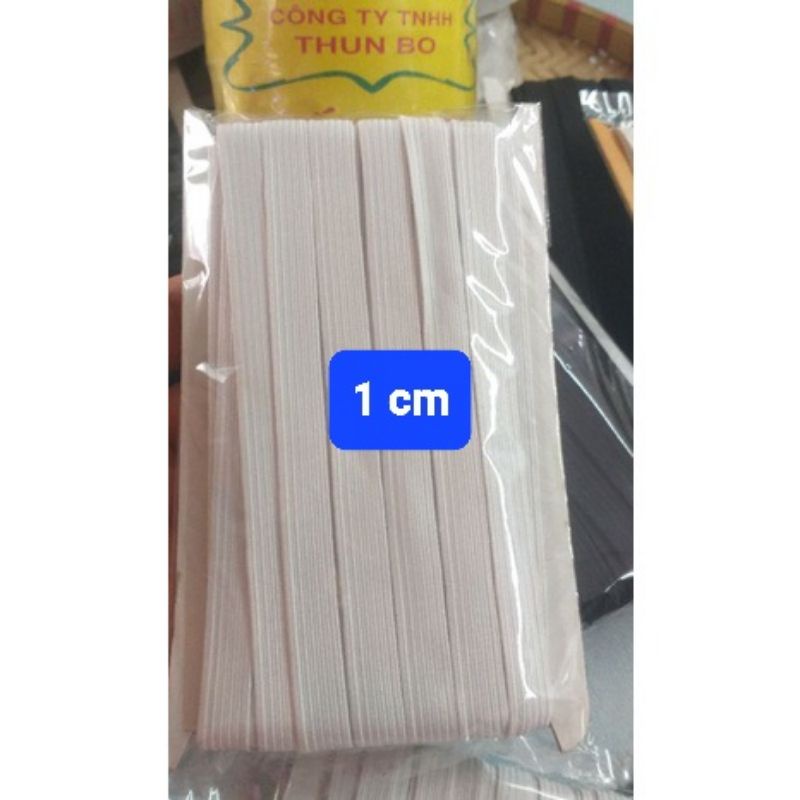 10m Thun 3-5-1cm , màu đen,trắng