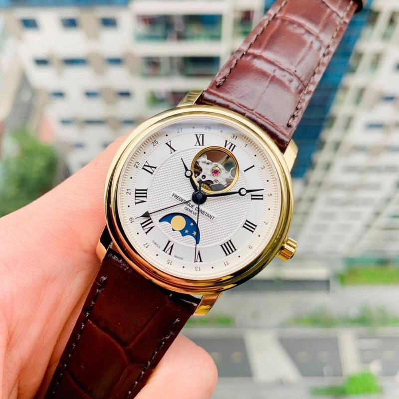 Đồng hồ nam Fre.derique Con.stant Moonphase Open Heart