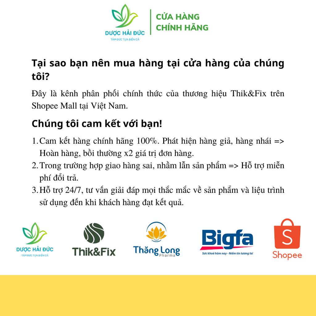 Cốm uống dưỡng tóc THIK&FIX (Hộp/30gói) - Bổ huyết, làm đen tóc, kích thích mọc tóc, dưỡng tóc chắc khỏe