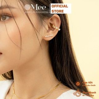 Bông tai Mee thanh lịch ngọc thật, khuyên tai nữ nhỏ - E6831