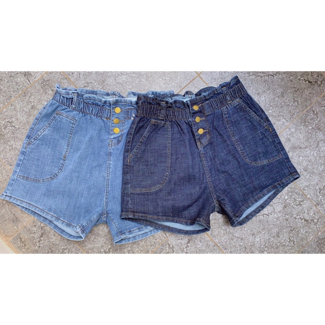 Quần short jean nữ big size