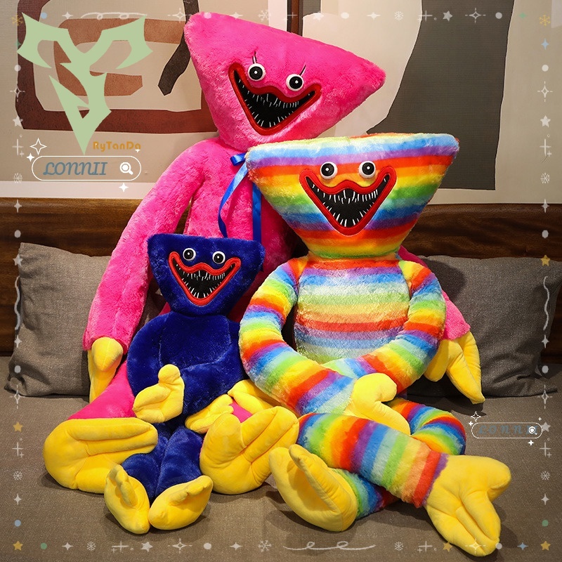 120/150cm Poppy playtime chapter 2 Thú Nhồi Bông Hình Nhân Vật Wuggy Wuggy Mềm Mại Đáng Sợ