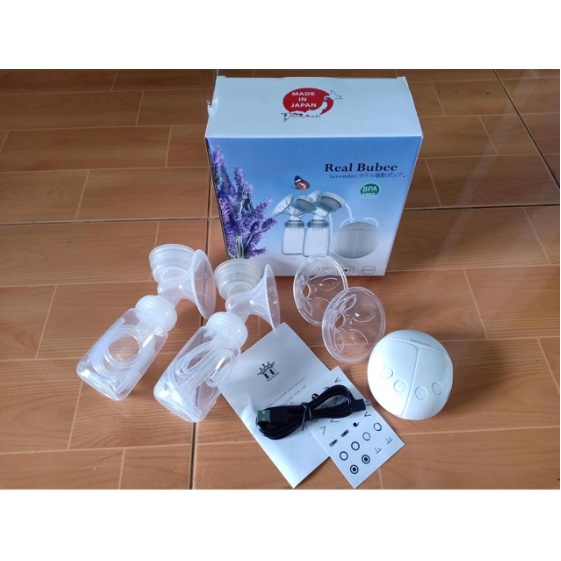 👶Máy Hút Sữa Điện Đôi Electric Breast Real Bunbee Hút Êm Không Đau Rát - 👶HÀNG XUẤT NHẬT
