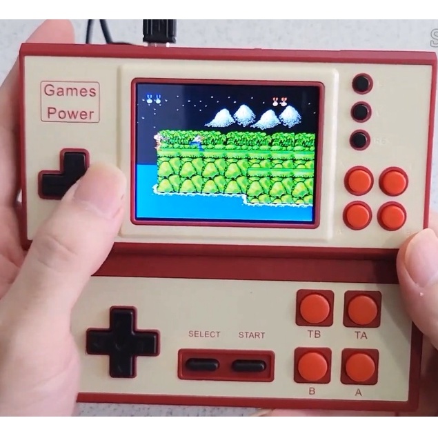 Máy Chơi Game Cầm Tay 500 Trò, Kèm Tay Game Và Xuất Màn Hình Tivi