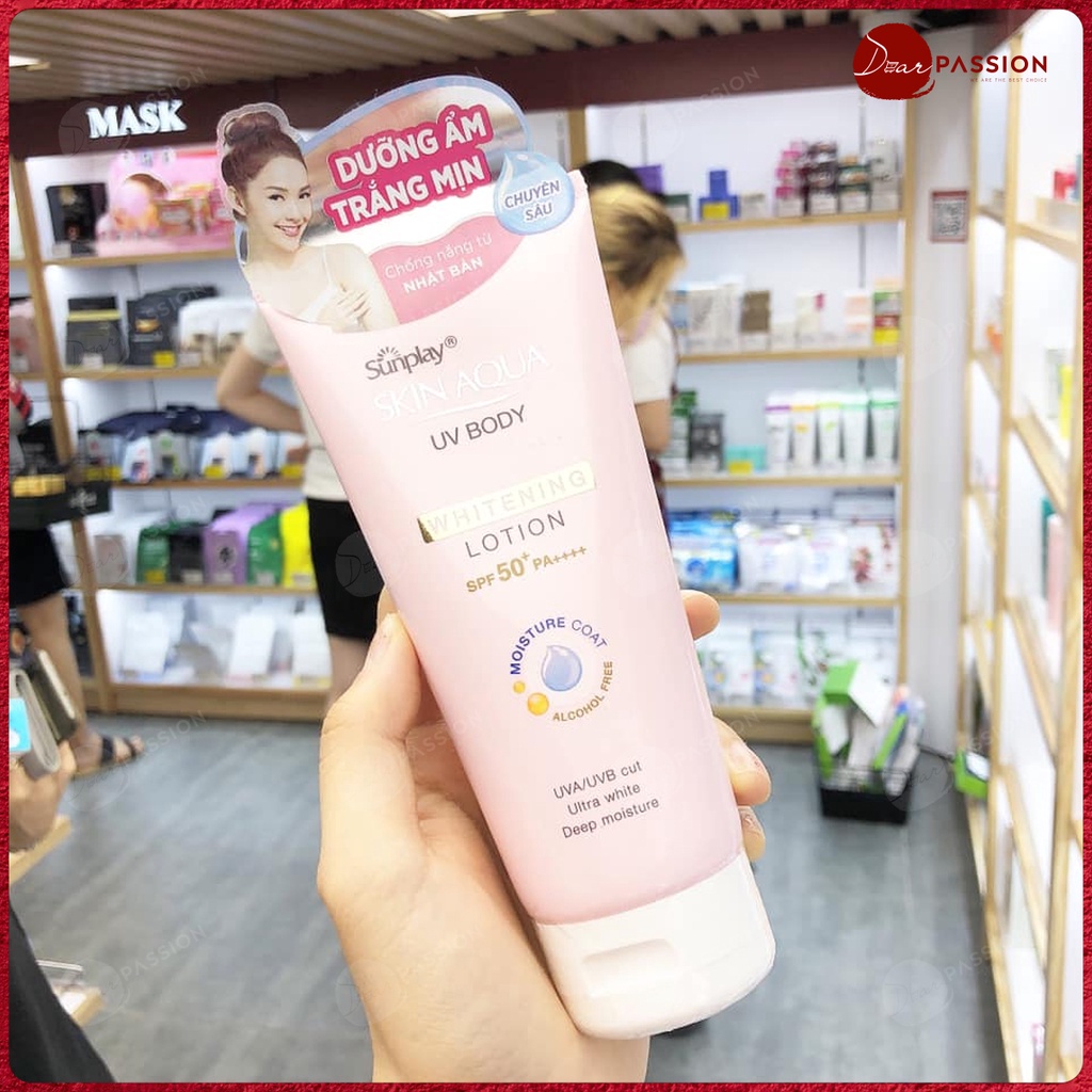 Kem Chống Nắng Dưỡng Thể Sunplay Skin Aqua Dưỡng Da - Sunplay Skin Aqua UV Body Whitening Lotion SPF 50+ PA++++ 150g