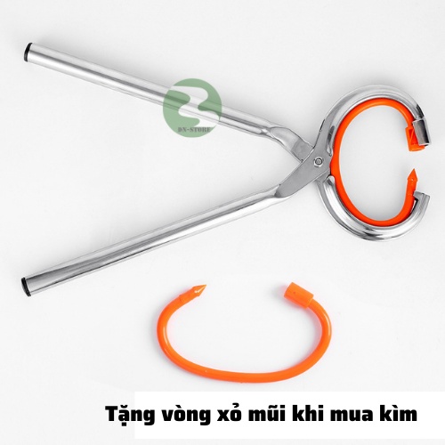 Kìm bấm mũi bò loại lớn 41cm Pakistan vòng nhựa DN34