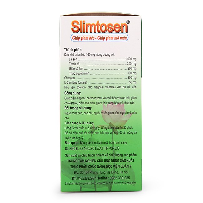 Giảm Cân Slimtosen extra học viện quân y | BigBuy360 - bigbuy360.vn