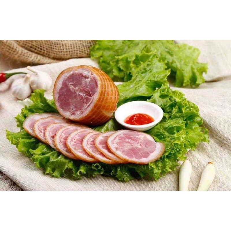 Giò Heo Rút Xương Ủ Muối Xông Khói Túi Chân Không 750gr