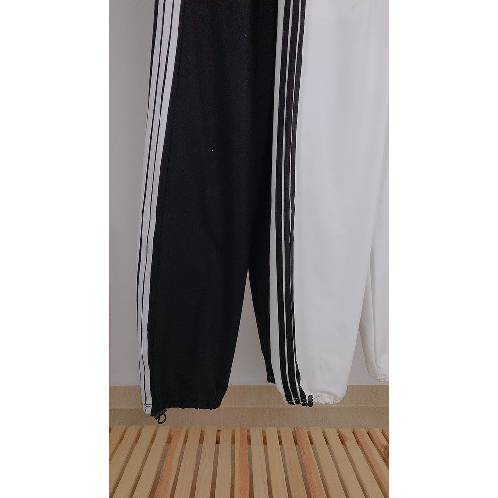 Quần JOGGER 3 SỌC thun Cheapy unisex nam nữ phom to chất thun dày dặn dáng thể thao năng động freesize C154