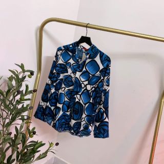 Sơ mi nữ họa tiết