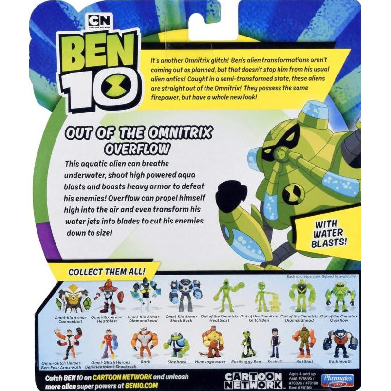 Mô Hình Nhân Vật Ben 10 Out Of The Omnitrix Overflow