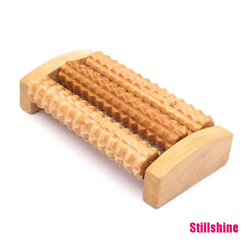 (Hàng Mới Về) Dụng Cụ Mát Xa Chân Bằng Gỗ Tiện Lợi