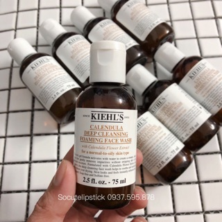 Sửa rửa mặt hoa cúc Kiehl’s Calendula Deep Cleansing Foaming Face Wash