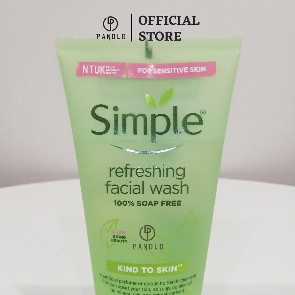 Combo Simple chính hãng, Simple sữa rửa mặt, Tẩy trang Simple, Nước hoa hồng Simple