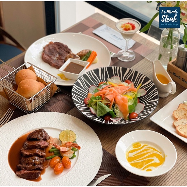Toàn quốc [Evoucher] Phiếu quà tặng Le Monde Steak 1000k