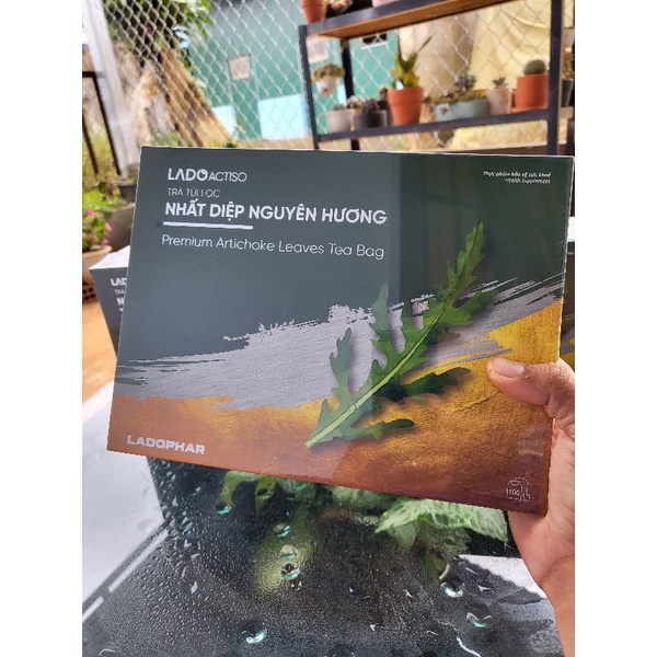 TRÀ TƯƠI Atiso / Actiso Ladophar  Nhất Diệp Nguyên Hương hộp 100 túi lọc
