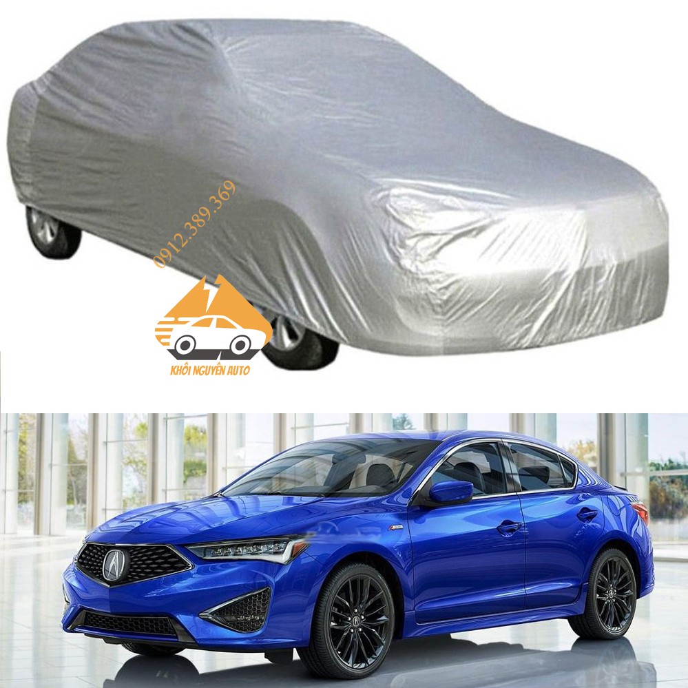 Bạt Phủ xe Ô Tô Acura-ILX Vải Dù OXFORD Siêu Bền, Bạt Trùm Xe Hơi Chống Nắng Mưa Bảo Vệ Xe