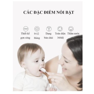 Hộp 30 que gạc rơ lưỡi  Ya-Ki Mom cho bé