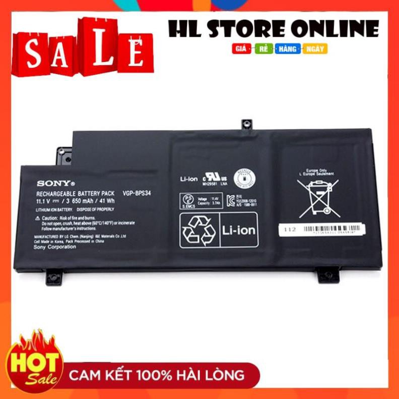 🔔  Pin laptop Sony Vaio BPS34 Touch SVF15A1ACXB SVF15A1ACXS VGP-BPS34 ZIN