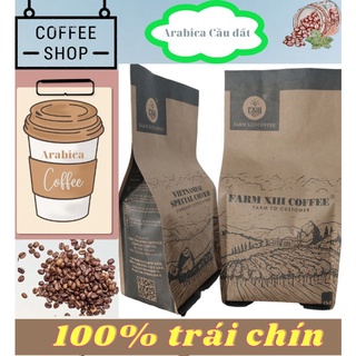 Cà phê hạt nguyên chất 100% moka cầu đất farm xiii coffee