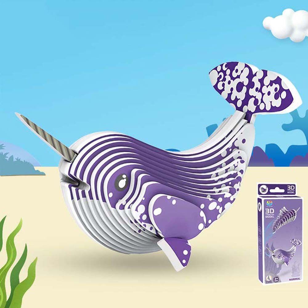 Đồ Chơi Xếp Hình Cá 3D Bằng Giấy Độc Đáo Giáo Dục Sớm Cho Trẻ Em