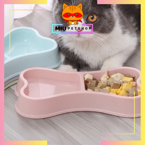 Bát ăn đôi cho chó mèo, Bát ăn đôi hình xương cho thú cưng