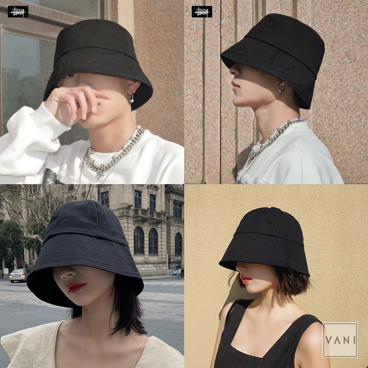 Nón, Mũ Bucket Cụp Trơn Nhiều Màu Unisex - Vani Store [PKTT0008]