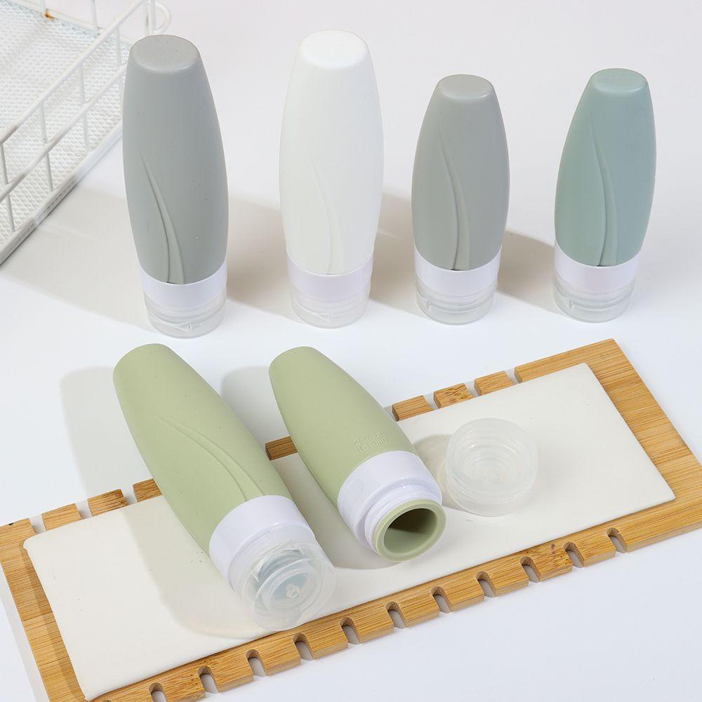Chai Silicone Đựng Dầu Gội Có Thể Đổ Đầy Tiện Lợi