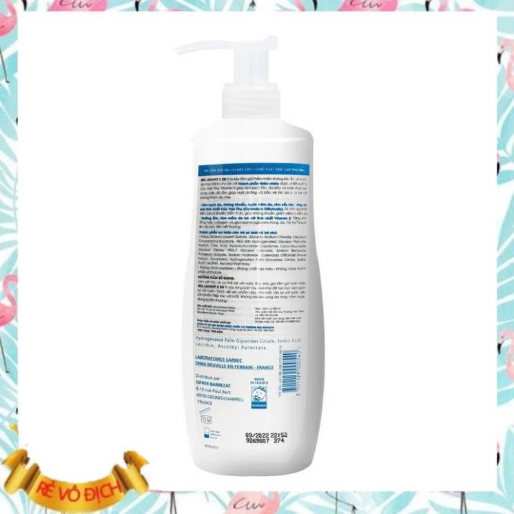 Gel tắm gội Sữa tắm gội Gifrer Lavant 2 en 1 (2 in 1) (200ml) cho bé yêu (hàng Pháp)