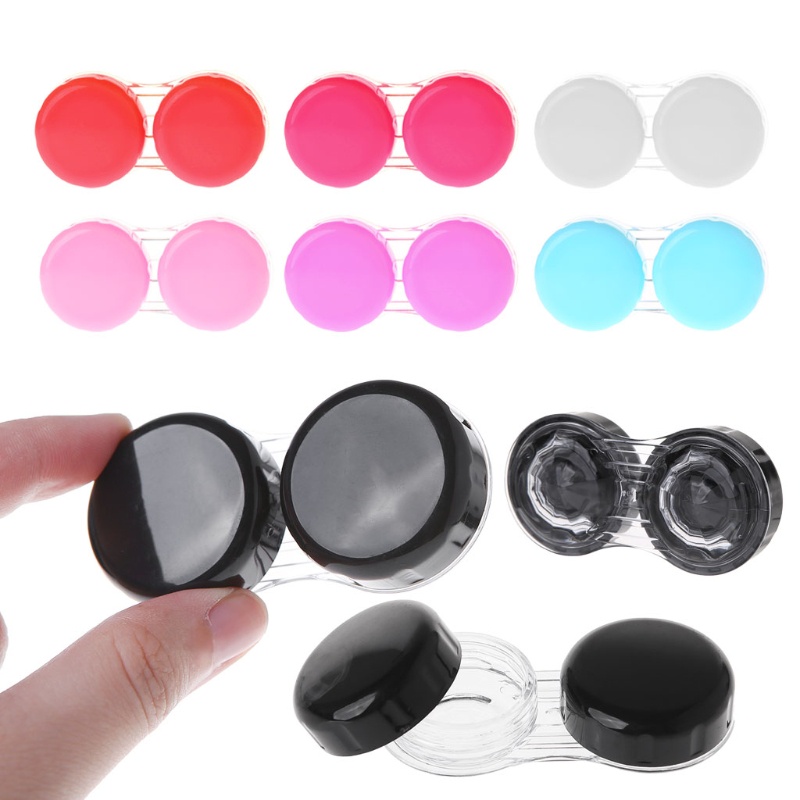 Hộp Đựng Kính Áp Tròng Nhiều Màu Kèm Phụ Kiện Tiện Dụng Cho Du Lịch